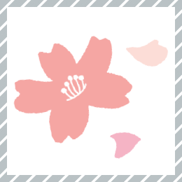 Spring 春のシール